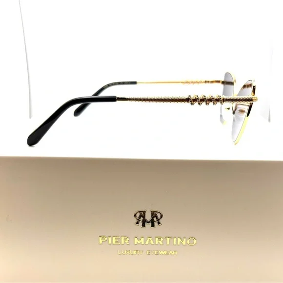 Gold & Black Metal Cat-Eye Sunglasses Hand-Set Bohemian  display picture 3